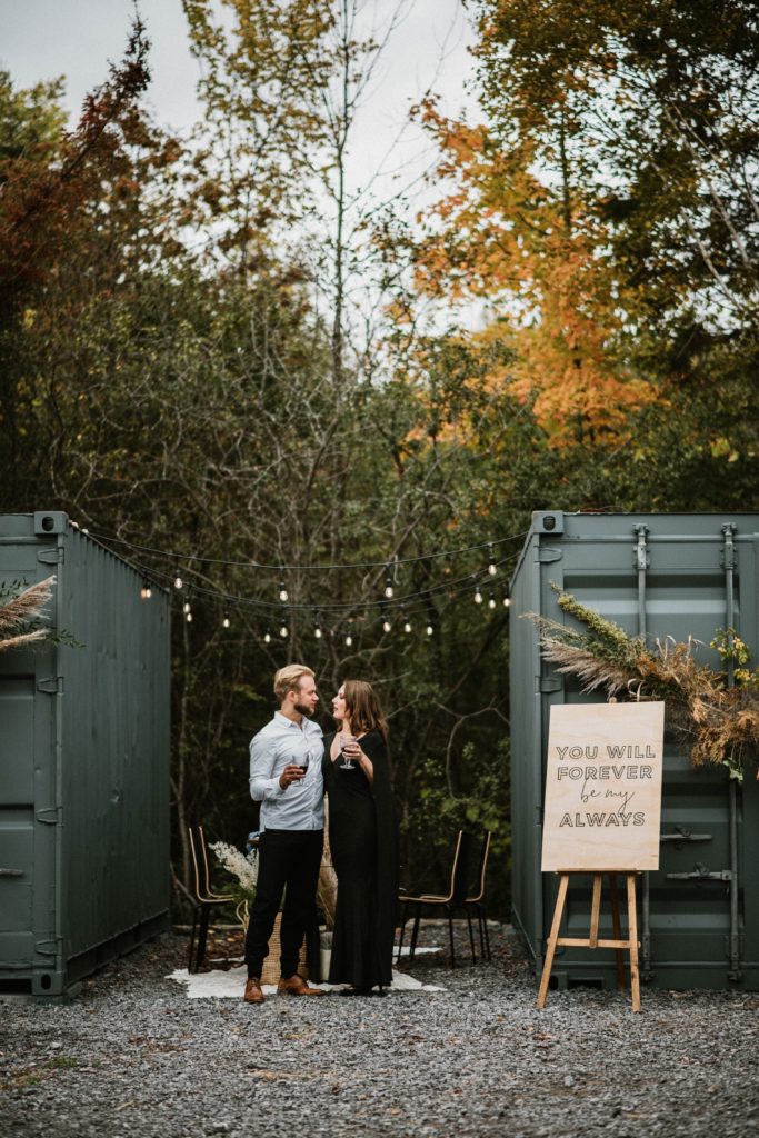 witchy Halloween fall elopement