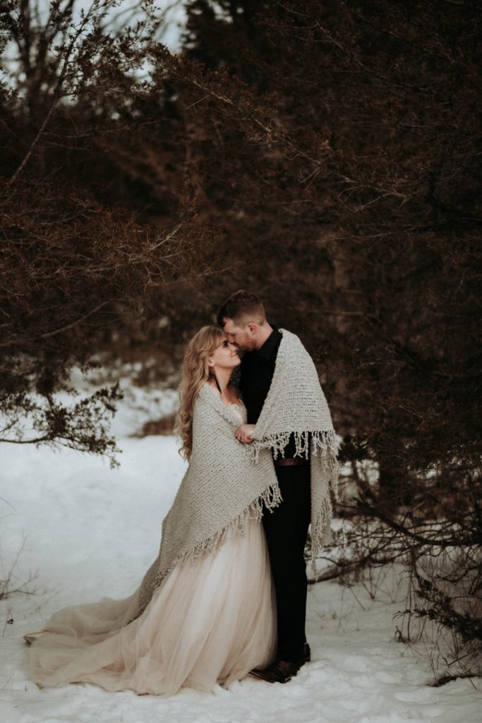 winter wedding in Ontario