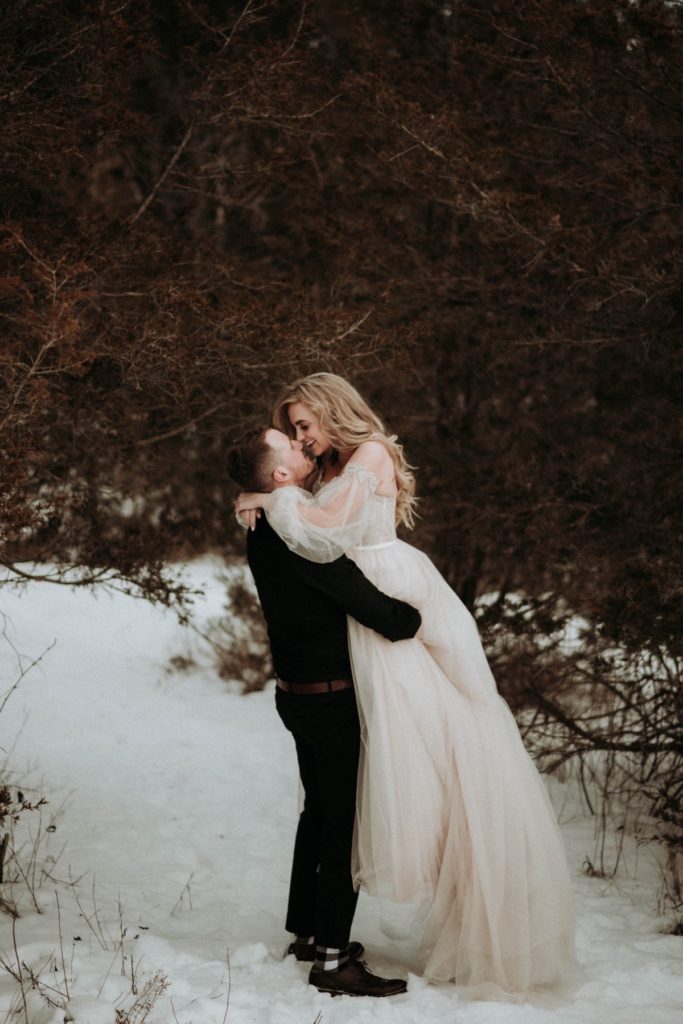 Winter wedding in Ontario